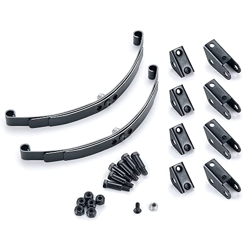 RC Car Steel Leaf Springs Set Highlift Chassis for 1/14th Tamiya RC Tractor Truck Upgrade Parts (Rear) von ZuoLan