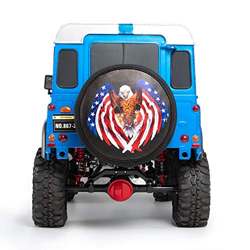 XUNJIAJIE 1/10 RC Auto Ersatzreifen Abdeckung Rad Abdeckung for 1/10 Scale RC Crawler Car Zubehör TRX4 SCX10 (#C) von ZuoLan