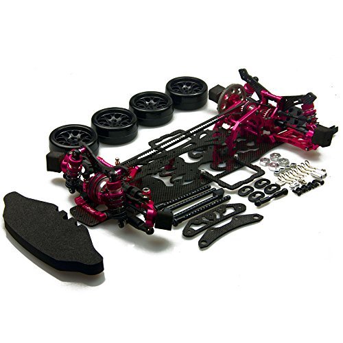 XUNJIAJIE 1 Set CNC Aluminium&Kohlefaser 1:10 Car Kit für 3Racing Sakura D4 CS AWD Drift Car XUNJIAJIE 1 Set CNC Aluminium&Kohlefaser 1:10 Car Kit für 3Racing Sakura D4 CS AWD Drift Car von ZuoLan