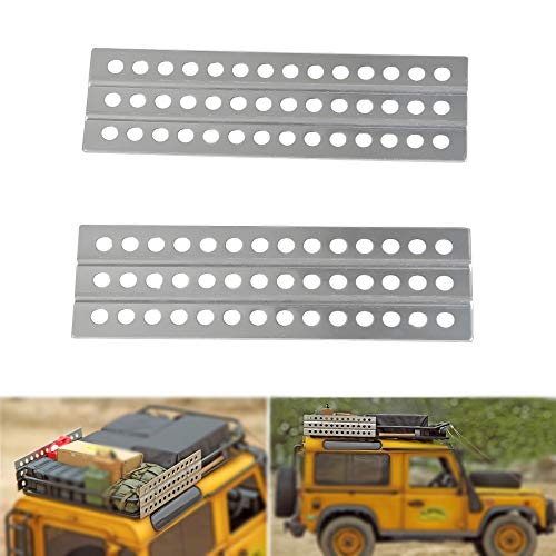 XUNJIAJIE Metal Sand Ladders Board for 1/10 Scale RC Crawler Car Accessories Axial SCX10 II D90 D110 TRX4 (1 Pair) von ZuoLan