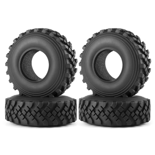 ZuoLan 4 Stück 2.2 Zoll 40mm RC Reifen Radreifen Gummi Wheel Tires Tyre für 1/10 RC Crawler Wraith (#A Modell) von ZuoLan