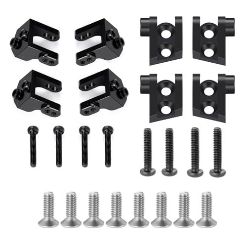 ZuoLan Aluminum RC Oberer&Unterer Stoßdämpferhalterung Link Mount Set for Losi 1/18 Mini LMT 4WD 4x4 Brushed Monster RC Truck Upgrade Parts von ZuoLan