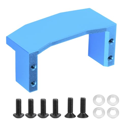 ZuoLan Aluminum Servohalterung Servo Mount for 1/10th Tamiya TT02-54977 RC Drift Car (Blau) von ZuoLan