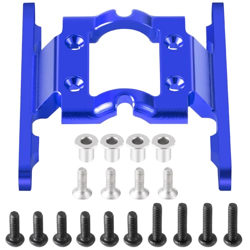 ZuoLan Aluminum Transmission Gearbox Mount Center Skid Plate for 1/18 FMS FCX18 LC80 RC Off Road Truck Upgrade Parts (Blau) von ZuoLan