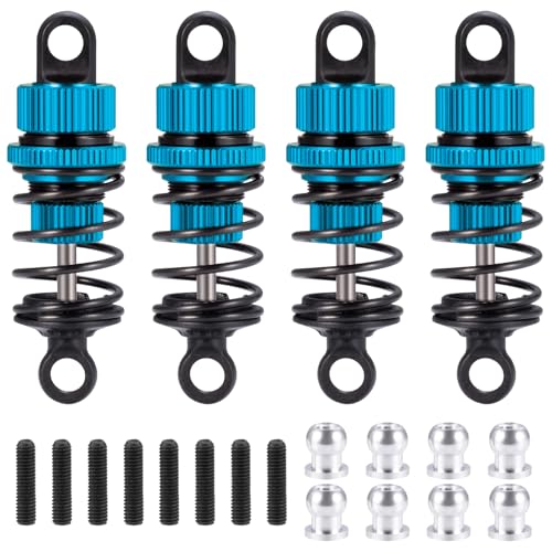 ZuoLan RC Auto Stoßdämpfer 50mm Oil Shocks Absorber Dämpfer for Tamiya M03 M04 M05 M06 1/10 RC Touring Car Upgrade Parts (Blau) von ZuoLan