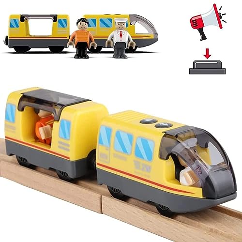 Zuoan Batteriebetriebener Zug für Holzeisenbahn Schienenset Spielzeug für Kleinkinder 3 4 5 Jahre alt Jungen Kinder Magnetische Kupplungen Stadtfahrzeug mit Figuren (ohne Holz-gleise) Zuoan Batteriebetriebener Zug für Holzeisenbahn Schienenset Spielzeug für Kleinkinder 3 4 5 Jahre alt Jungen Kinder Magnetische Kupplungen Stadtfahrzeug mit Figuren (ohne Holz-gleise) von Zuoan