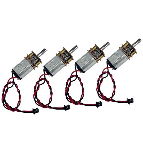 Zuoeay 4pcs Hohe DC3V-6V Voraussetzungsmotor Reduktionsmotoren Für Robotikspielzeug Und Gerät Mit Niedrigem Geräusch Ausrüstungsmotor Für Spielzeug Hoher Robotikspielzeug Und Gerät von Zuoeay