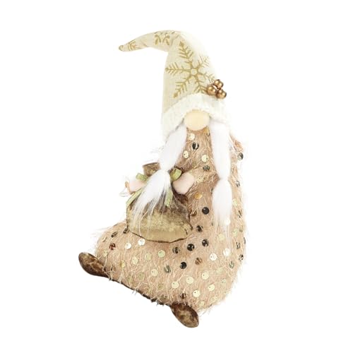 Zuoeay Festival Handgefertigte Plüschpuppen Weihnachtsdekoration Mit Pailletten Schneeflockendesigns Für Tisch Und Buchregal Display Pailletten Gnomes Figur Dekoration Zuoeay Festival Handgefertigte Plüschpuppen Weihnachtsdekoration Mit Pailletten Schneeflockendesigns Für Tisch Und Buchregal Display Pailletten Gnomes Figur Dekoration von Zuoeay