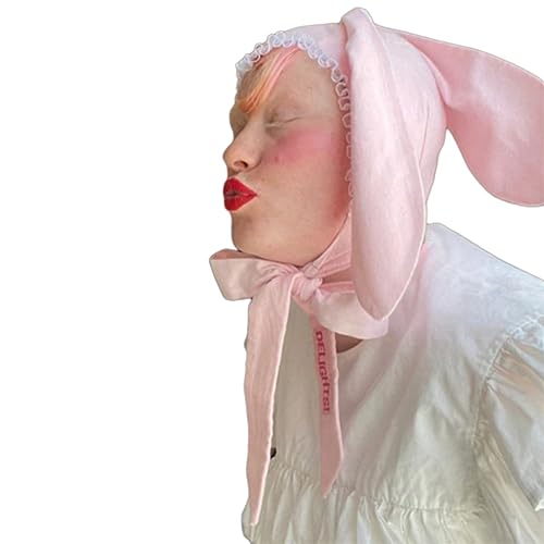 Zuoeay Lustige Kaninchenhut Neujahr Halloween Party Dekorationen Festliche Bühne Shows Langes Ohr Süßes Lustiges Hüte Kopfschmuck Halloween Kostüm Accessoire von Zuoeay