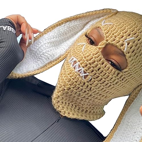 Zuoeay Schöner Hornhut Für Mädchen Hüte Geschenk Für Freundin Weicher Gehäkelter Eimer Süßer Y2k Devil Horn Lustiger Eimerhornhörnter Winter von Zuoeay