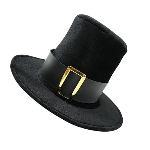 Zuoeay Schwarzer Band Großer Für Halloween Party Theaterauftritte Für Erwachsene Und Kinder Cosplay Kostüm Accessoire Jazzy Groß von Zuoeay