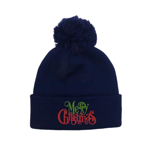 Zuoeay Verstellbare Neuheitenhüte Warme Gestrickte Weihnachtshüte Fröhliche Urlaubskopfbedeckung Unisex Urlaubsbehörde Weiche Komfortable von Zuoeay