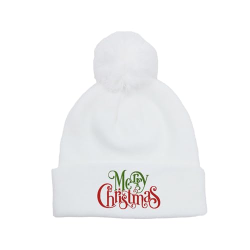 Zuoeay Verstellbare Neuheitenhüte Warme Gestrickte Weihnachtshüte Fröhliche Urlaubskopfbedeckung Unisex Urlaubsbehörde Weiche Komfortable von Zuoeay