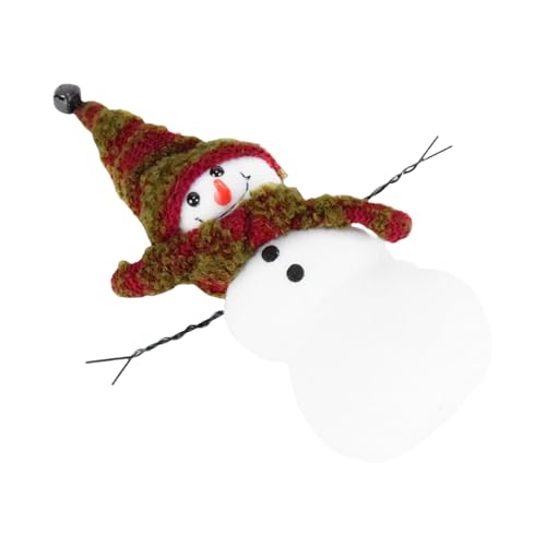 Zuoeay Weihnacht Schneeman Plüschpuppen Figur Mit Gestreiften Und Schalfestival Weiche Hand Spielzeug Home Tisch Dekore Schneemann Plüsch Orament von Zuoeay