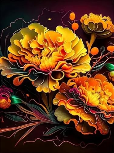 Puzzle 1000,Puzzles für Erwachsene,Abstrakte Blumen Puzzles für Kinder DIY Kit Holzspielzeug Unique Gift Home Decor Framed Puzzle 1000,Puzzles für Erwachsene,Abstrakte Blumen Puzzles für Kinder DIY Kit Holzspielzeug Unique Gift Home Decor Framed von Zuooyi