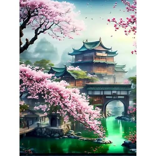 Puzzle 1000,Puzzles für Erwachsene,Hausbaum Puzzles für Kinder DIY Kit Holzspielzeug Unique Gift Home Decor Frameless von Zuooyi