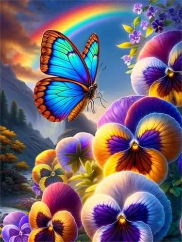 Puzzle 1000,Puzzles für Erwachsene,Schmetterling Iris Blume Puzzles für Kinder DIY Kit Holzspielzeug Unique Gift Home Decor Framed Puzzle 1000,Puzzles für Erwachsene,Schmetterling Iris Blume Puzzles für Kinder DIY Kit Holzspielzeug Unique Gift Home Decor Framed von Zuooyi