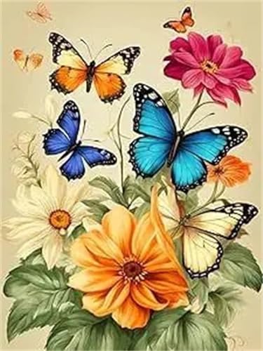 Puzzle 1000,Puzzles für Erwachsene,Schmetterling Liebe Blume Puzzles für Kinder DIY Kit Holzspielzeug Unique Gift Home Decor Frameless von Zuooyi