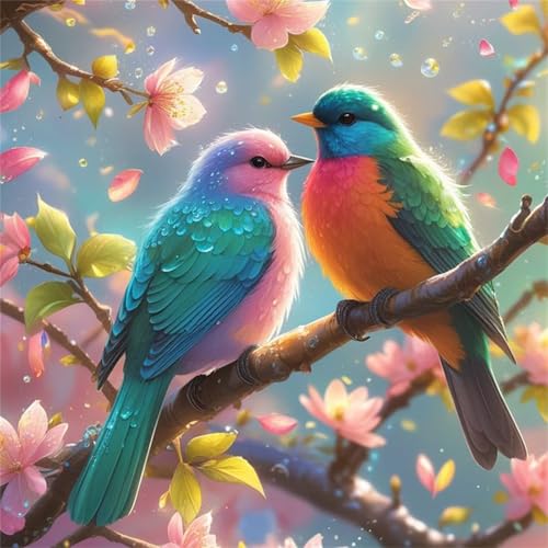 Puzzle 1000 Teile Bunte Vögel Blume,Puzzles für Erwachsene 1000 Teile EIN Herausforderndes Geschicklichkeitsspiel,DIY Puzzlespiele für Die Ganze Familie,Männer Frauen für Geschenk von Zuooyi