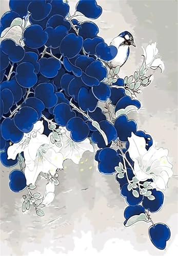 Puzzle 1000 Teile Erwachsene,Framed Blaue Iris Puzzles für Lernspiel Herausforderungsspielzeug 1000 Teile Puzzles für Erwachsene Kinder Geschenk Moderne Wohnkultur von Zuooyi