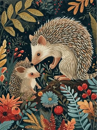 Puzzle 1000 Teile Erwachsene,Framed Igelgras Puzzles für Lernspiel Herausforderungsspielzeug 1000 Teile Puzzles für Erwachsene Kinder Geschenk Moderne Wohnkultur von Zuooyi