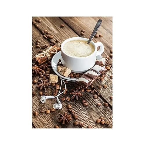 Puzzle 1000 Teile Erwachsene,Framed Kaffee Puzzles für Lernspiel Herausforderungsspielzeug 1000 Teile Puzzles für Erwachsene Kinder Geschenk Moderne Wohnkultur von Zuooyi