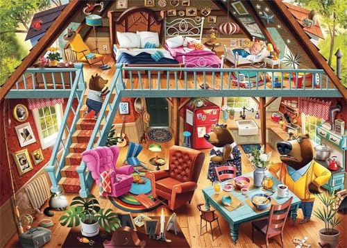 Puzzle 1000 Teile Erwachsene,Frameless Cartoon-Bär Puzzles für Lernspiel Herausforderungsspielzeug 1000 Teile Puzzles für Erwachsene Kinder Geschenk Moderne Wohnkultur Puzzle 1000 Teile Erwachsene,Frameless Cartoon-Bär Puzzles für Lernspiel Herausforderungsspielzeug 1000 Teile Puzzles für Erwachsene Kinder Geschenk Moderne Wohnkultur von Zuooyi