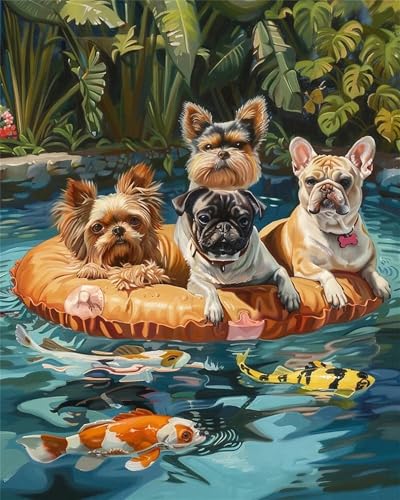 Puzzle 1000 Teile Erwachsene,Frameless Hunde Goldfische Puzzles für Lernspiel Herausforderungsspielzeug 1000 Teile Puzzles für Erwachsene Kinder Geschenk Moderne Wohnkultur Puzzle 1000 Teile Erwachsene,Frameless Hunde Goldfische Puzzles für Lernspiel Herausforderungsspielzeug 1000 Teile Puzzles für Erwachsene Kinder Geschenk Moderne Wohnkultur von Zuooyi