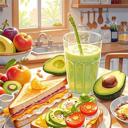 Puzzle 1000 Teile Essen Sandwich Gemüse,Puzzles für Erwachsene 1000 Teile EIN Herausforderndes Geschicklichkeitsspiel,DIY Puzzlespiele für Die Ganze Familie,Männer Frauen für Geschenk von Zuooyi
