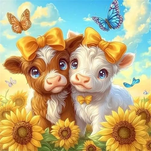Puzzle 1000 Teile Fliege Kuh,Puzzles für Erwachsene 1000 Teile EIN Herausforderndes Geschicklichkeitsspiel,DIY Puzzlespiele für Die Ganze Familie,Männer Frauen für Geschenk von Zuooyi