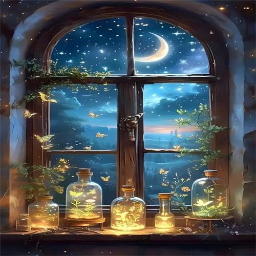 Puzzle 1000 Teile Glühende Flasche Fensterbank,Puzzles für Erwachsene 1000 Teile EIN Herausforderndes Geschicklichkeitsspiel,DIY Puzzlespiele für Die Ganze Familie,Männer Frauen für Geschenk Puzzle 1000 Teile Glühende Flasche Fensterbank,Puzzles für Erwachsene 1000 Teile EIN Herausforderndes Geschicklichkeitsspiel,DIY Puzzlespiele für Die Ganze Familie,Männer Frauen für Geschenk von Zuooyi