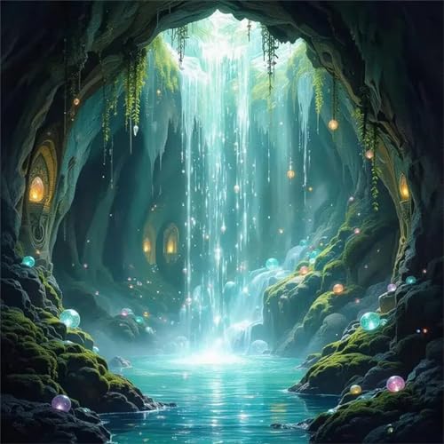 Puzzle 1000 Teile Höhlen-Wasserfall,Puzzles für Erwachsene 1000 Teile EIN Herausforderndes Geschicklichkeitsspiel,DIY Puzzlespiele für Die Ganze Familie,Männer Frauen für Geschenk Puzzle 1000 Teile Höhlen-Wasserfall,Puzzles für Erwachsene 1000 Teile EIN Herausforderndes Geschicklichkeitsspiel,DIY Puzzlespiele für Die Ganze Familie,Männer Frauen für Geschenk von Zuooyi