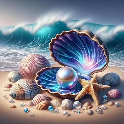 Puzzle 1000 Teile Muschel Perlmeer,Puzzles für Erwachsene 1000 Teile EIN Herausforderndes Geschicklichkeitsspiel,DIY Puzzlespiele für Die Ganze Familie,Männer Frauen für Geschenk von Zuooyi