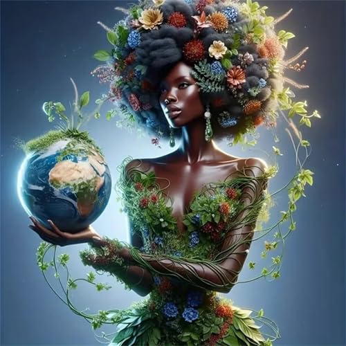 Puzzle 1000 Teile Natur Erde Dame,Puzzles für Erwachsene 1000 Teile EIN Herausforderndes Geschicklichkeitsspiel,DIY Puzzlespiele für Die Ganze Familie,Männer Frauen für Geschenk von Zuooyi