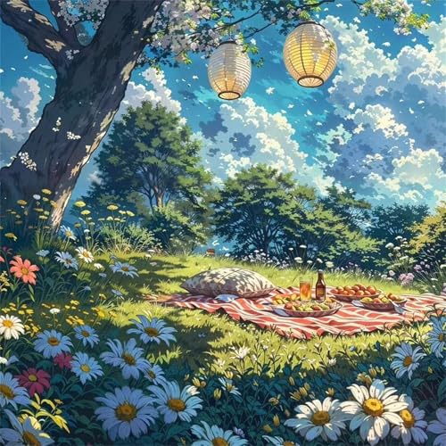 Puzzle 1000 Teile Picknick-Rasen Gänseblümchen,Puzzles für Erwachsene 1000 Teile EIN Herausforderndes Geschicklichkeitsspiel,DIY Puzzlespiele für Die Ganze Familie,Männer Frauen für Geschenk Puzzle 1000 Teile Picknick-Rasen Gänseblümchen,Puzzles für Erwachsene 1000 Teile EIN Herausforderndes Geschicklichkeitsspiel,DIY Puzzlespiele für Die Ganze Familie,Männer Frauen für Geschenk von Zuooyi