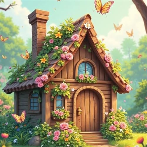 Puzzle 1000 Teile Rosenholz-Haus,Puzzles für Erwachsene 1000 Teile EIN Herausforderndes Geschicklichkeitsspiel,DIY Puzzlespiele für Die Ganze Familie,Männer Frauen für Geschenk von Zuooyi