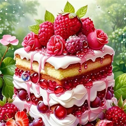 Puzzle 1000 Teile Roter Obstkuchen,Puzzles für Erwachsene 1000 Teile EIN Herausforderndes Geschicklichkeitsspiel,DIY Puzzlespiele für Die Ganze Familie,Männer Frauen für Geschenk von Zuooyi