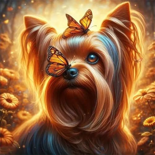 Puzzle 1000 Teile Schmetterling Sunshine Hund,Puzzles für Erwachsene 1000 Teile EIN Herausforderndes Geschicklichkeitsspiel,DIY Puzzlespiele für Die Ganze Familie,Männer Frauen für Geschenk Puzzle 1000 Teile Schmetterling Sunshine Hund,Puzzles für Erwachsene 1000 Teile EIN Herausforderndes Geschicklichkeitsspiel,DIY Puzzlespiele für Die Ganze Familie,Männer Frauen für Geschenk von Zuooyi
