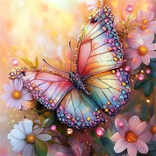 Puzzle 1000 Teile Schöne Schmetterlingsblume,Puzzles für Erwachsene 1000 Teile EIN Herausforderndes Geschicklichkeitsspiel,DIY Puzzlespiele für Die Ganze Familie,Männer Frauen für Geschenk von Zuooyi