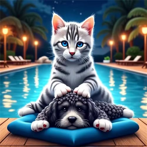Puzzle 1000 Teile Übernachtung mit Haustieren Pool,Puzzles für Erwachsene 1000 Teile EIN Herausforderndes Geschicklichkeitsspiel,DIY Puzzlespiele für Die Ganze Familie,Männer Frauen für Geschenk Puzzle 1000 Teile Übernachtung mit Haustieren Pool,Puzzles für Erwachsene 1000 Teile EIN Herausforderndes Geschicklichkeitsspiel,DIY Puzzlespiele für Die Ganze Familie,Männer Frauen für Geschenk von Zuooyi
