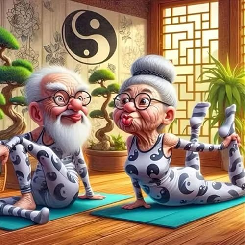 Puzzle 1000 Teile Yoga Paar,Puzzles für Erwachsene 1000 Teile EIN Herausforderndes Geschicklichkeitsspiel,DIY Puzzlespiele für Die Ganze Familie,Männer Frauen für Geschenk von Zuooyi