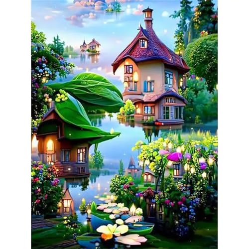 Puzzle 120,Puzzles für Erwachsene,Haus am See Puzzles für Kinder DIY Kit Holzspielzeug Unique Gift Home Decor Frameless Puzzle 120,Puzzles für Erwachsene,Haus am See Puzzles für Kinder DIY Kit Holzspielzeug Unique Gift Home Decor Frameless von Zuooyi