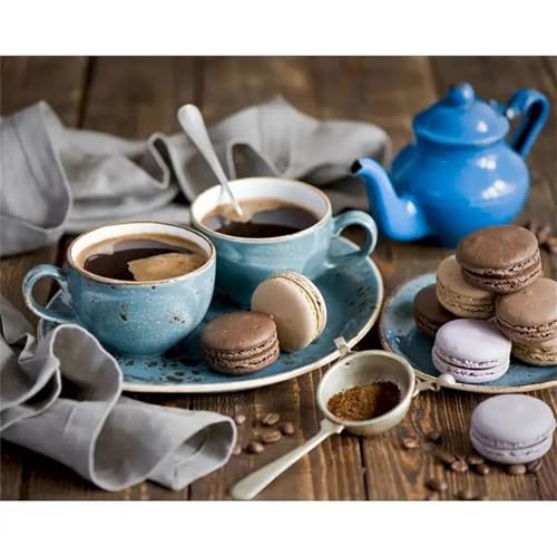 Puzzle 120,Puzzles für Erwachsene,Kaffee-Dessert Puzzles für Kinder DIY Kit Holzspielzeug Unique Gift Home Decor Framed Puzzle 120,Puzzles für Erwachsene,Kaffee-Dessert Puzzles für Kinder DIY Kit Holzspielzeug Unique Gift Home Decor Framed von Zuooyi