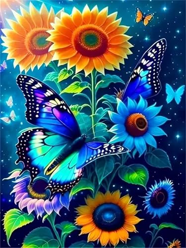 Puzzle 120,Puzzles für Erwachsene,Sonnenblumenblau Puzzles für Kinder DIY Kit Holzspielzeug Unique Gift Home Decor Framed Puzzle 120,Puzzles für Erwachsene,Sonnenblumenblau Puzzles für Kinder DIY Kit Holzspielzeug Unique Gift Home Decor Framed von Zuooyi