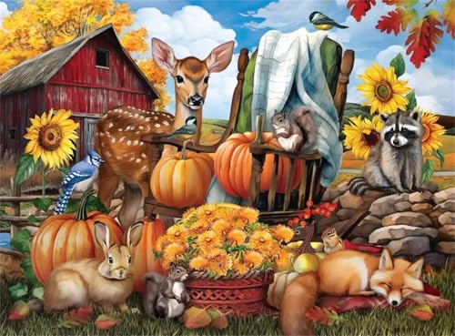 Puzzle 120,Puzzles für Erwachsene,Sonnenblumentiere Puzzles für Kinder DIY Kit Holzspielzeug Unique Gift Home Decor Framed von Zuooyi