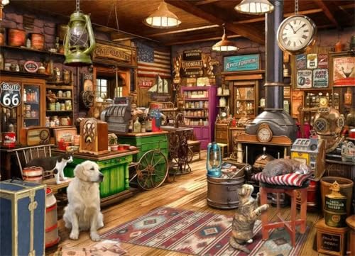 Puzzle 120,Puzzles für Erwachsene,Werkzeughaus Puzzles für Kinder DIY Kit Holzspielzeug Unique Gift Home Decor Framed von Zuooyi