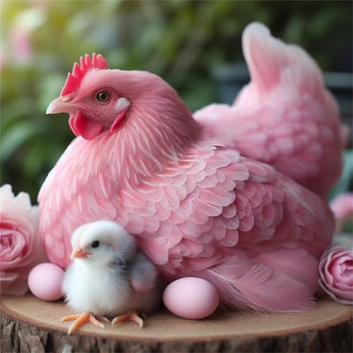 Puzzle 120 Teile Erwachsene 45x45cm Rosa Tier Huhn,Jigsaw Puzzle Erwachsene 120 Teile Lernspiel Herausforderung Spielzeug,High Difficulty Impossible Puzzles für Home Dekoration Puzzle 120 Teile Erwachsene 45x45cm Rosa Tier Huhn,Jigsaw Puzzle Erwachsene 120 Teile Lernspiel Herausforderung Spielzeug,High Difficulty Impossible Puzzles für Home Dekoration von Zuooyi