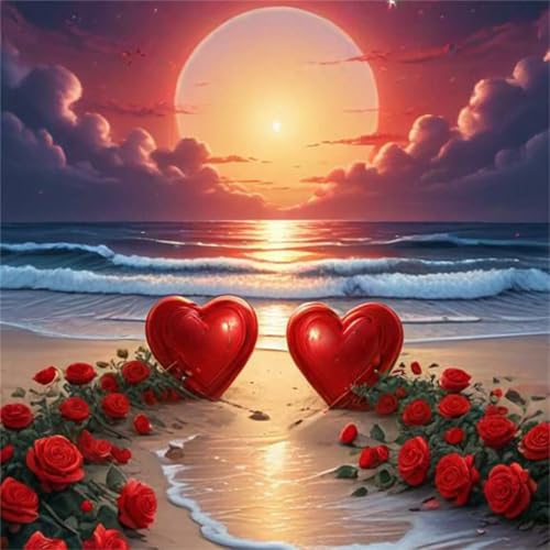 Puzzle 120 Teile Erwachsene 45x45cm Strand Rose Herz,Jigsaw Puzzle Erwachsene 120 Teile Lernspiel Herausforderung Spielzeug,High Difficulty Impossible Puzzles für Home Dekoration Puzzle 120 Teile Erwachsene 45x45cm Strand Rose Herz,Jigsaw Puzzle Erwachsene 120 Teile Lernspiel Herausforderung Spielzeug,High Difficulty Impossible Puzzles für Home Dekoration von Zuooyi