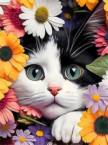 Puzzle 1200,Puzzles für Erwachsene,Florist Katze Puzzles für Kinder DIY Kit Holzspielzeug Unique Gift Home Decor Framed Puzzle 1200,Puzzles für Erwachsene,Florist Katze Puzzles für Kinder DIY Kit Holzspielzeug Unique Gift Home Decor Framed von Zuooyi