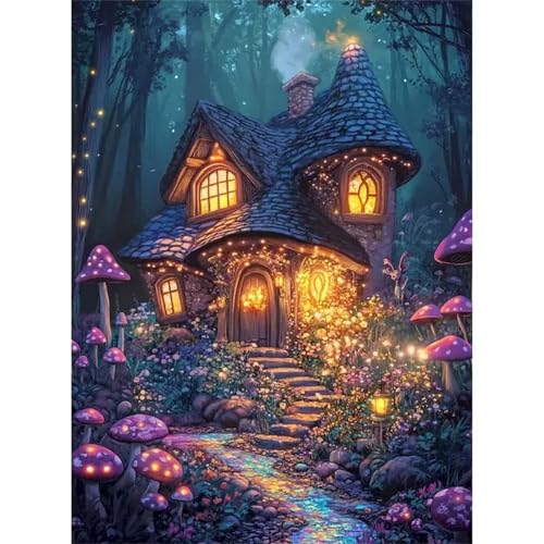 Puzzle 1200,Puzzles für Erwachsene,Haus im Wald Puzzles für Kinder DIY Kit Holzspielzeug Unique Gift Home Decor Framed Puzzle 1200,Puzzles für Erwachsene,Haus im Wald Puzzles für Kinder DIY Kit Holzspielzeug Unique Gift Home Decor Framed von Zuooyi